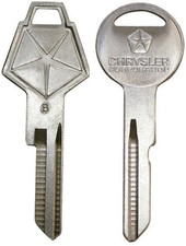 2 New Dodge Factory Original Ignitiondoors Trunk Key Blanks Set W Logo