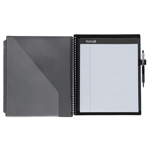 10 Pocket Poly Organizer with 5 Dividers, File Folders Letter Size, Refillabl... - Picture 7 of 9