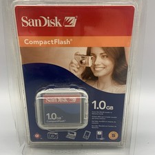 NEW SanDisk 1 GB CF Type 1 Card CompactFlash SDCFB-1024-A10 SEALED