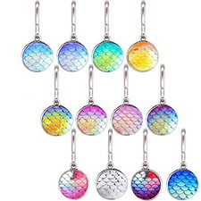 12 Pcs Bling Zipper Pull Charms, Zipper Pulls Replacement, Zipper Tab