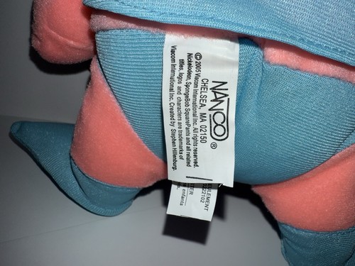 Rare 2005 Nanco SpongeBob Mermaid Man And Patrick Barnacle Boy Nanco Plush - Picture 3 of 7