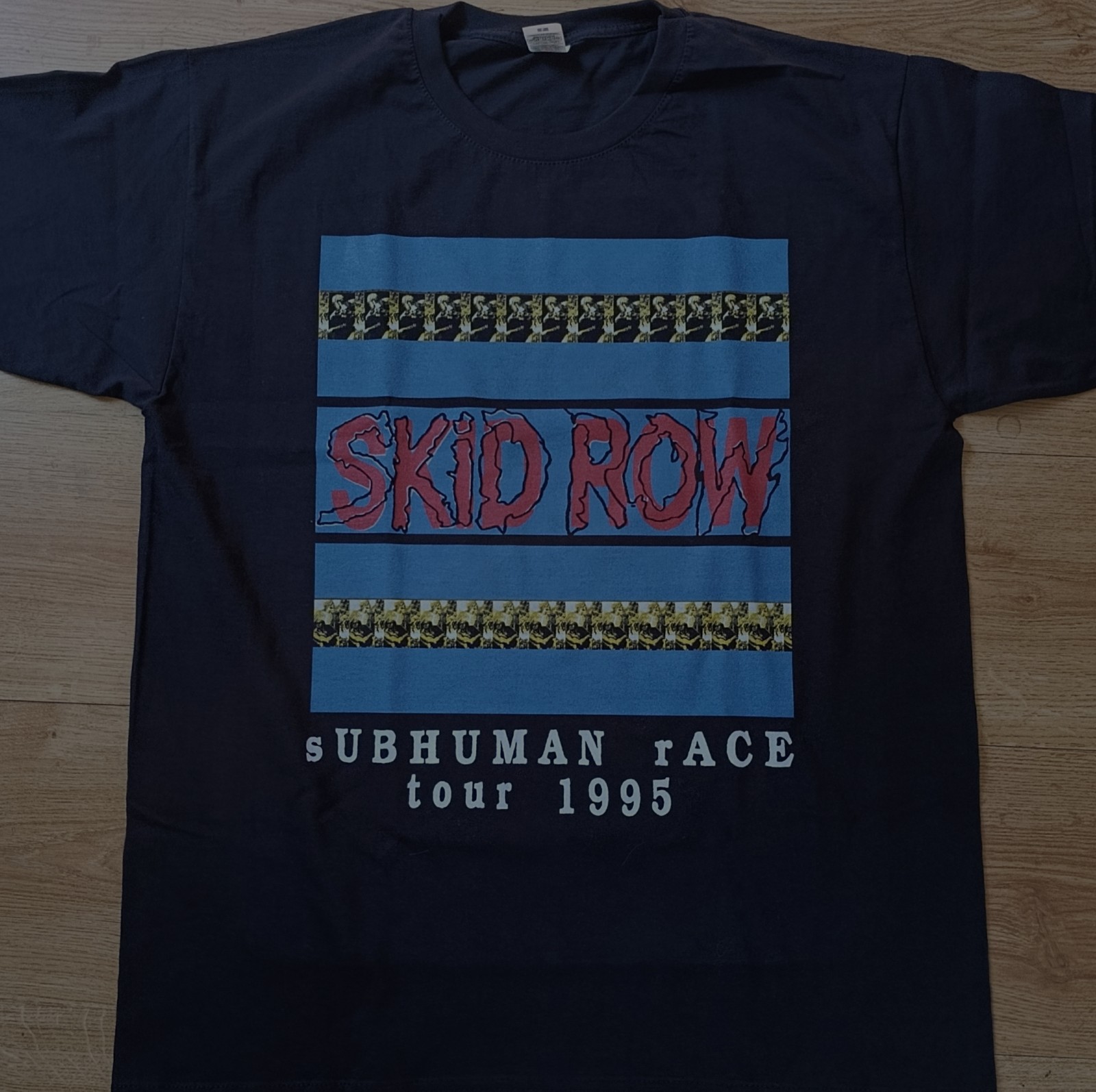 FILA Maglietta Skid Row Subhuman Race Tour 1995 taglie dalla S alla XXL nuova