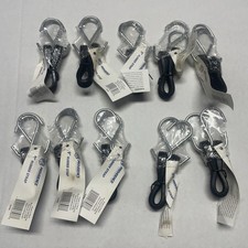 10- 9" Heavy Duty Natural Rubber Tarp Straps Tie Down Bungee Cords Safe 6  EPDM