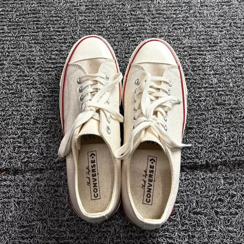 Converse Chuck Taylor 70 Classic Parchment Sneakers, 265mm, Used thumbnail 4