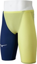 New MIZUNO GX SONIC ROYAL MT N2MBD002 Swimwear Navy Yellow Swimsuit Men