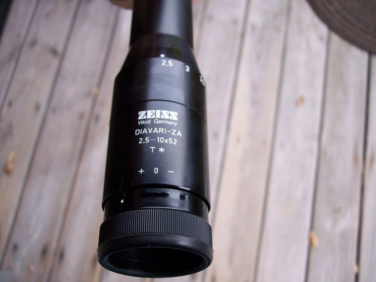 Zeiss Diavari ZA 2.5-10x52mm T* Rifle Scope 1st Focal | eBay