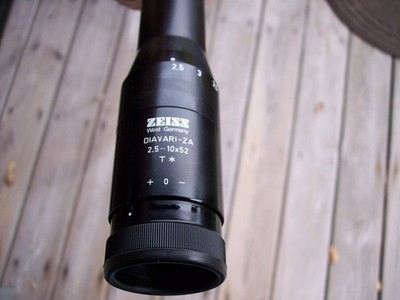 Zeiss Diavari ZA 2.5-10x52mm T* Rifle Scope 1st Focal | eBay
