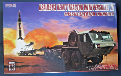 Modelcollect UA 72077 USA M983 Hemtt Tractor wth Pershing  1/72 OVP / MIB