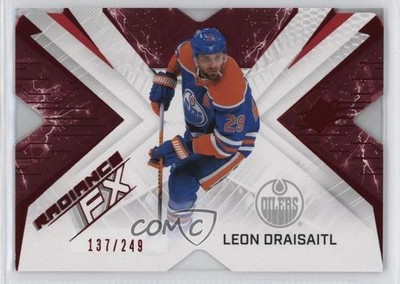 2022-23 SPx Radiance F/X Red 137/249 Leon Draisaitl #RFX-35 0g27