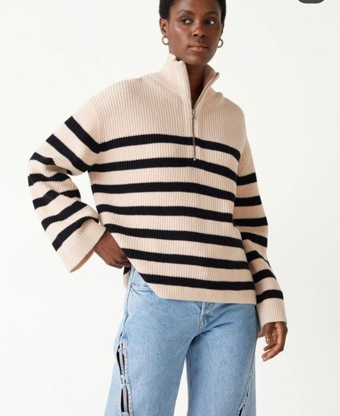 Women & Other Stories Sweater Black Wool 38