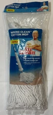 Mr. Clean Wring Clean Cotton Mop Head White Refill