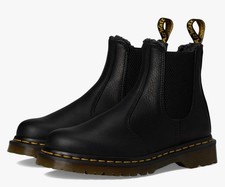 Image of Dr. Martens 2976 WarmWair Chelsea Boots Grizzly Leather US 5 EU 37 NWOB Fleece