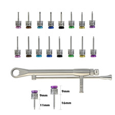 Dental Implant Screwdriver Hand Drivers Torque Wrench Ratchet Osstem 3i Megagen