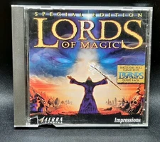Lords of Magic Special Edition PC CD-ROM Computer Game 2000 Jewel Case Vintage 
