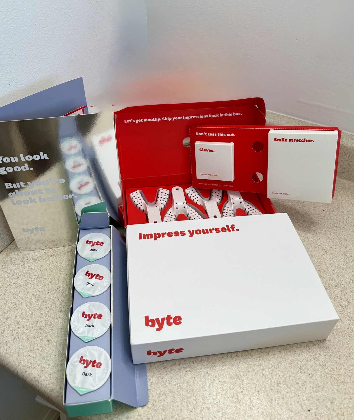 NEW - Byte - Impress Yourself - Dental Impression Kit Teeth Impression ...