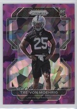 2021 Panini Prizm Rookie Purple Ice 78/225 Trevon Moehrig Tre'von #393 0p5x