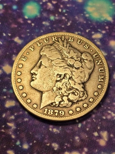 1879-cc Morgan Dollar VERY FINE/VF+Condition Very Nice Coin!