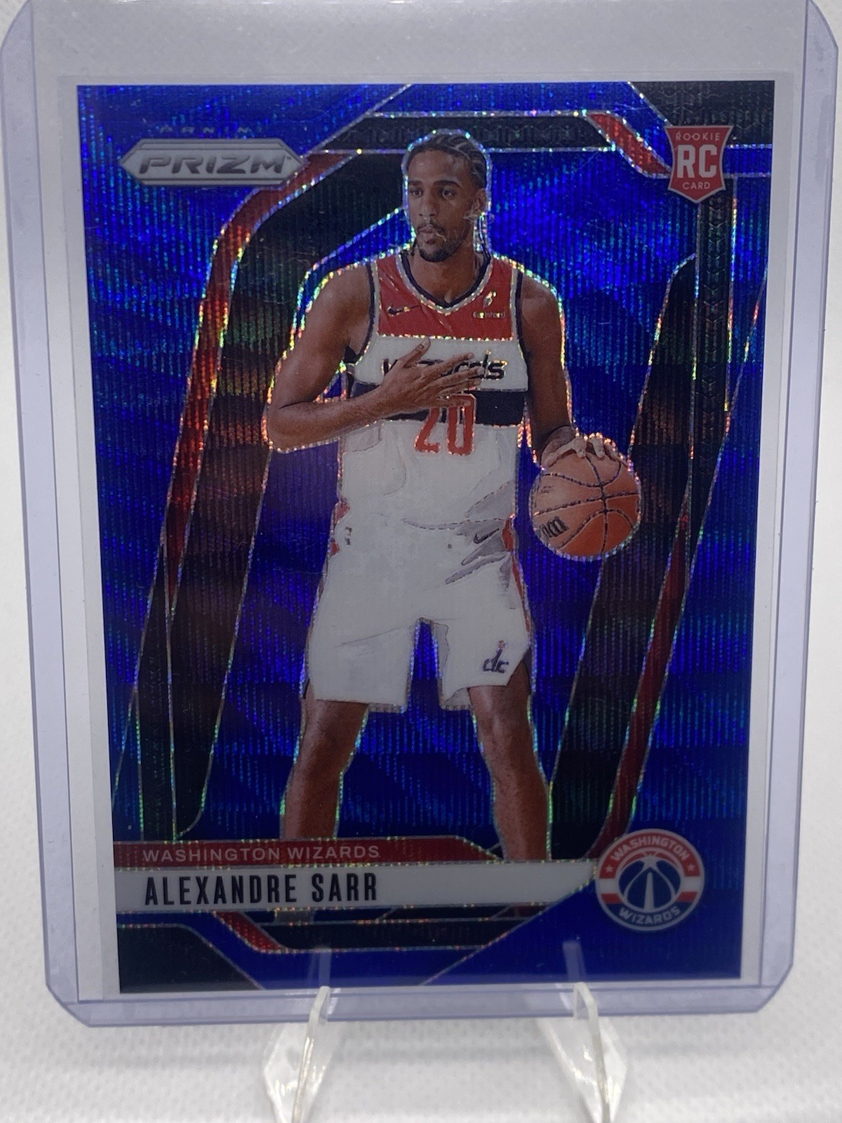 2024-25 Panini Prizm - Alexandre Sarr #264 Blue Wave Prizm /125 (RC)