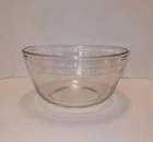 Vintage Anchor Hocking Clear Glass Mixing Bowl 4Q Vintage Good Condition USA