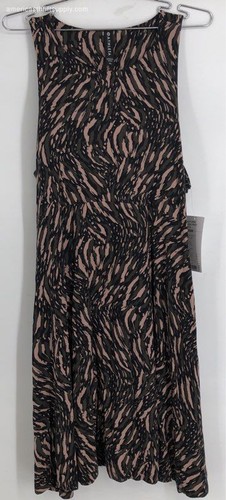 NWT Athleta Women's Multicolor Thera Print Santorini A-Line Dress - Size XL