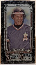 2025 Topps Allen & Ginter #18 - Rod Carew Mini - Black Border
