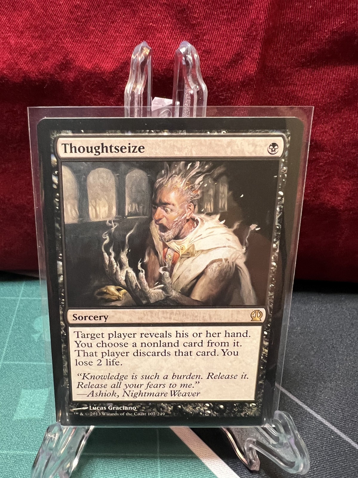 MTG Thoughtseize (107/249) Theros Non-Foil Regular English - NM