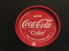 Coca- Cola Vintage 13” Round Metal Tray