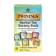 Herbal Tea Variety Pack, 20 Count (Pack of 1), Formerly Assorted Herbal, Include