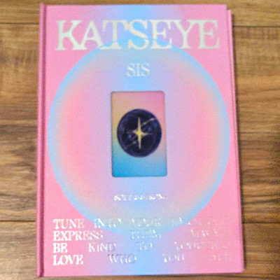 KATSEYE SIS EP CD 2024 HYBE x Geffen Pink/Blue Cardboard Sleeve