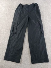 Love Tree Large Womens Cargo Pants Black Polyester