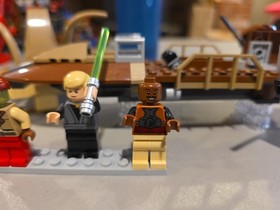 Lego Star Wars Desert Skiff 9496 All Minifigs. Mostly Complete