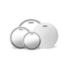 Evans – Drumheads Clear Rock Pack (10", 12", 16") mit 14" HD Dry Snare Batter – 