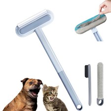 3in1 Pet Hair Removal Tool Brush Dog Cat Hair Remover Window Clean Couch Carpet