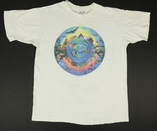 Vintage 90s Human-i-Tees Circle Of Life Shirt Size L Large Made In USA