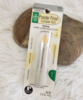 Physician's Formula * Powder Finish * 1304 Yellow Concealer Stick Corrector RARE