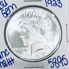 1923 BU UNCIRCULATED SILVER PEACE DOLLAR AUTHENTIC U.S. MINT FREE SHIPPING 5895