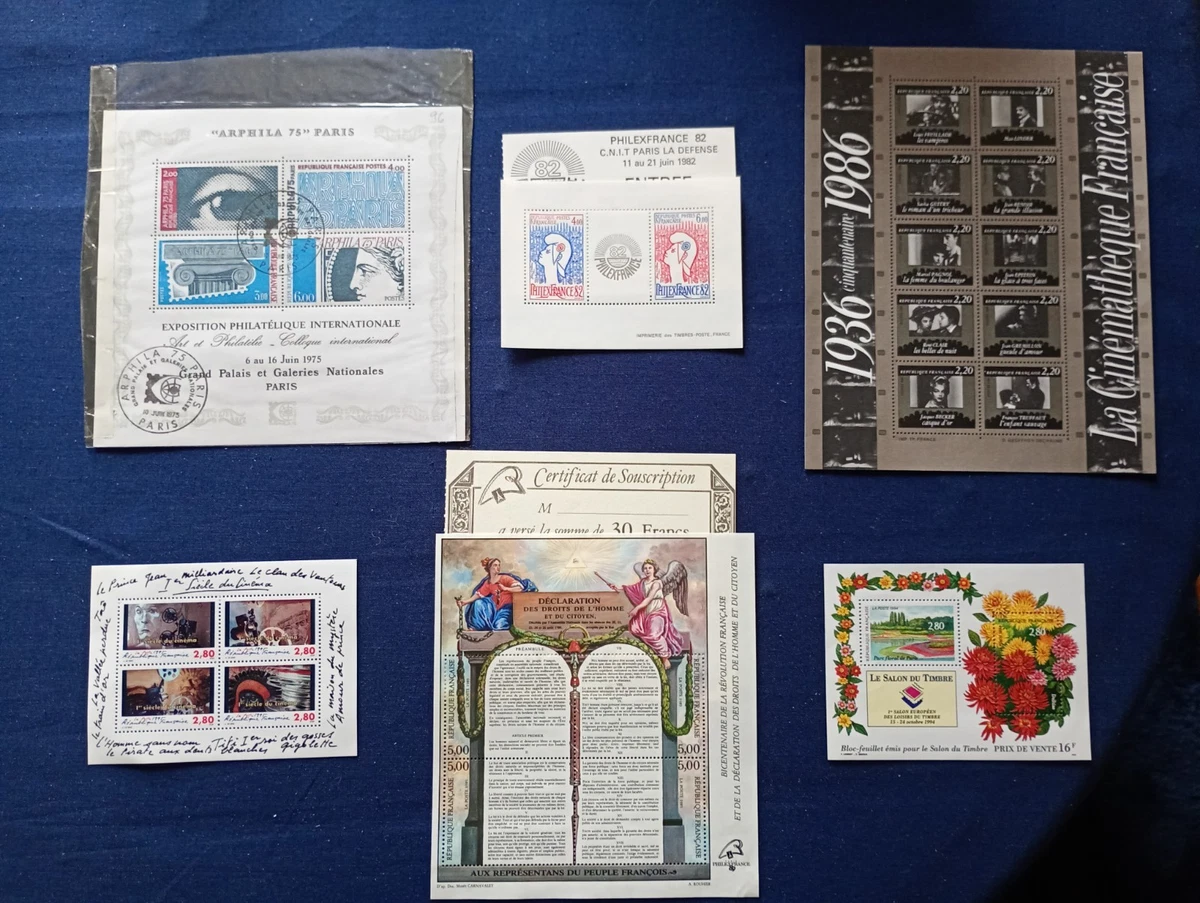 Lot De 2 Blocs Feuillets Neufs France - Fraîcheur Postale N°5 (TTBE)