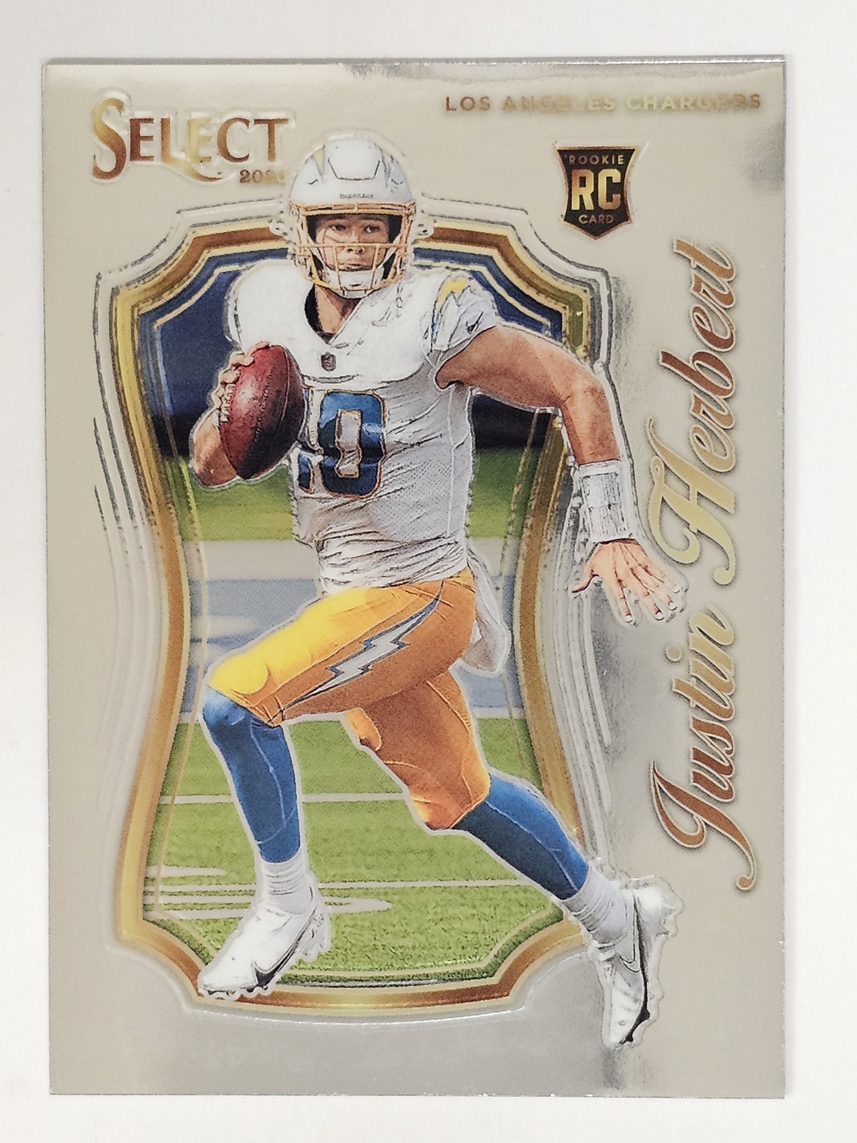 Justin Herbert 2020 Panini Select #SCR-4 Select Certified Rookies Chargers