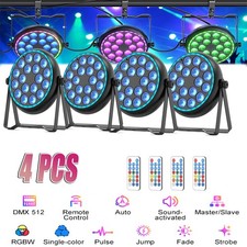 120W RGBW 18 LED Par Light Color Change DJ Stage Party Disco Show Lighting