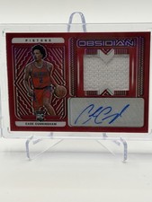 2021-22 Obsidian Cade Cunningham Electric Etch Red Rookie Card Auto