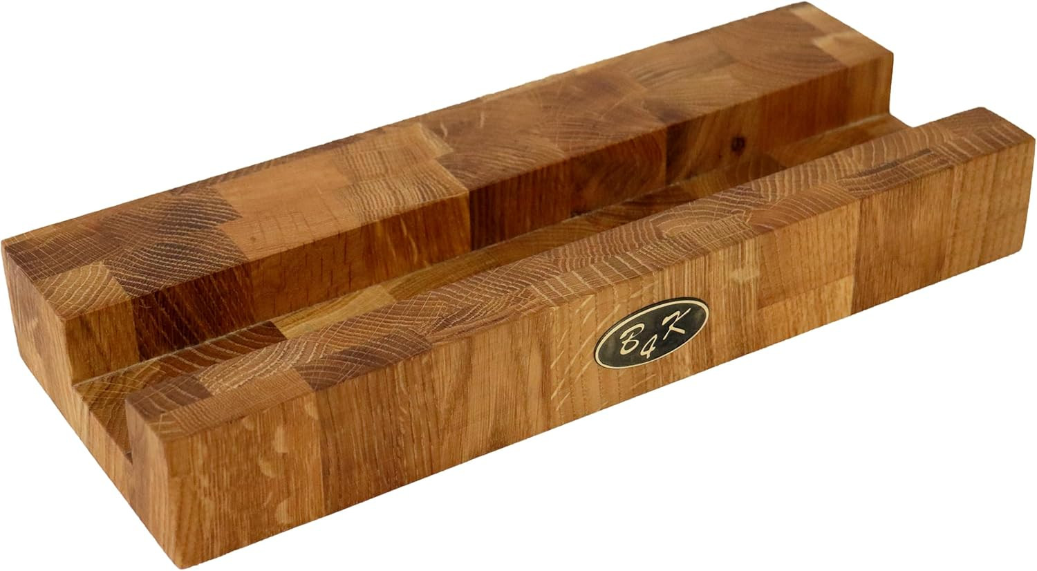 Porta Tagliere Legno Rovere Design Moderno - Stabilità per Blocchi