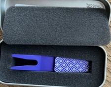 NWT SCOTTY CAMERON GALLERY Geo Purple Pivot Clip tool w Silver Case Golf