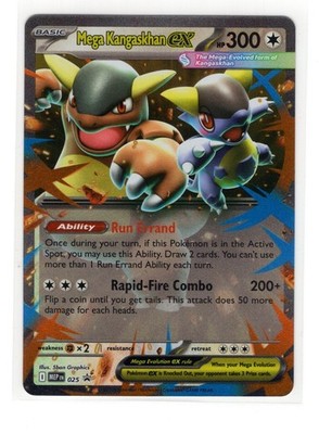 Pokemon Mega Evolution - Black Star Promo - MEP 025 Mega Kangaskhan ex