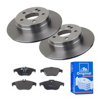 ATE Bremsscheiben Ø278Mm + BremsbelÄGe Hinten FÜR Mercedes 100-KLASSE W204