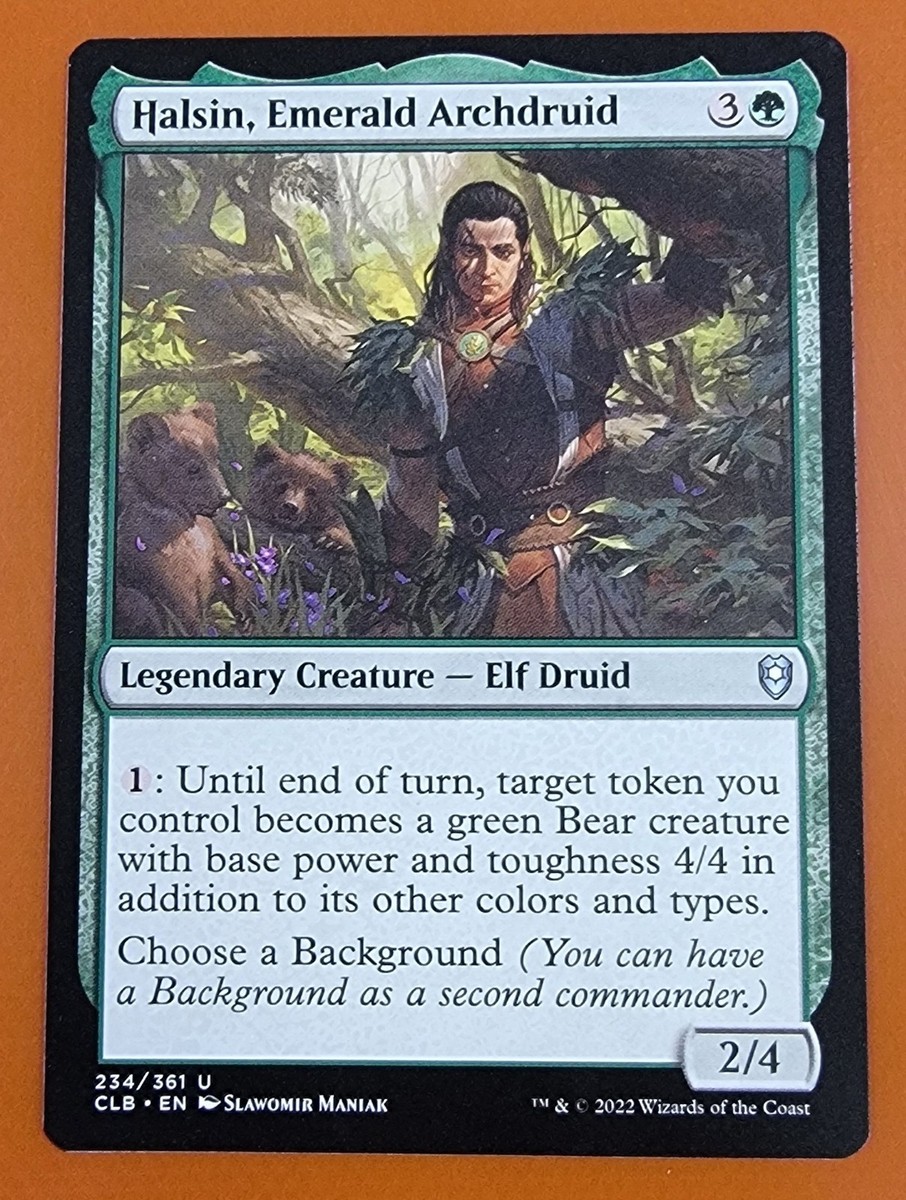 halsin mtg card Halsin, Emerald Archdruid Commander Legends: Battle for Baldur's Gate (CLB) #516 Scryfall Magic: The Gathering Search