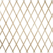 Traliccio Legno Rete Estensibile Piante Rampicanti Staccionata 100x200 Cm 206429