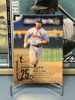 1999 SP Authentic Home Run Chronicles #HR4 Mark McGwire