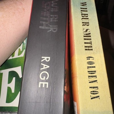 Wilbur Smith Paperbacks X 2 part of the Courtney series Books rage golden fox