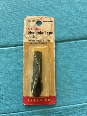 Solderless Motorola-Type Jack  RadioShack Technology Plus 274-0710 