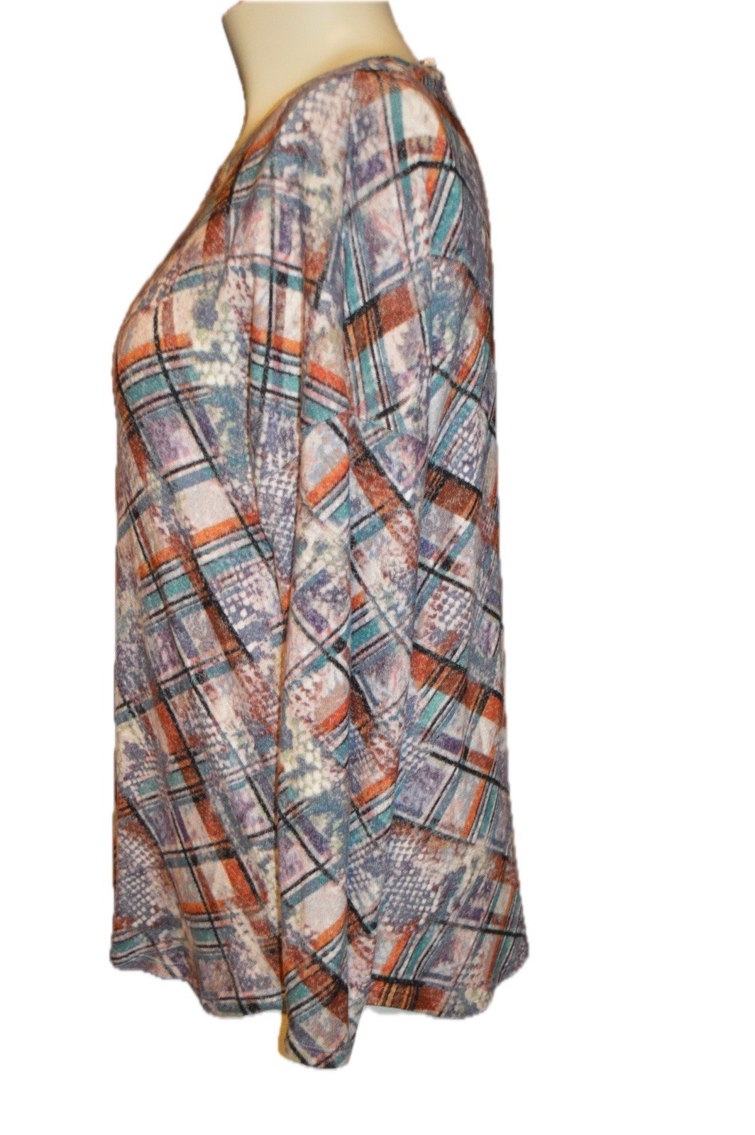 Westbound Woman’s Multicolor Patterned Long Sleev… - image 4